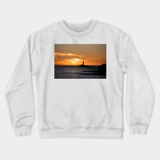 January sunrise at St Mary's Island (3) Crewneck Sweatshirt